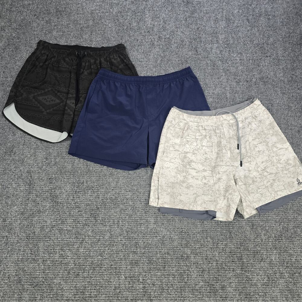 Chubbies Mens Medium Shorts Lot 3 Swim Athletic Blue Black Gray 5.5 Inseam